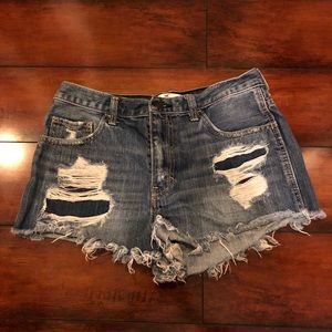 Hollister high waisted shorts